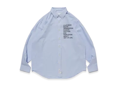 WTAPS BD 01 / LS / Ctpl. Oxford. RF "Blue"