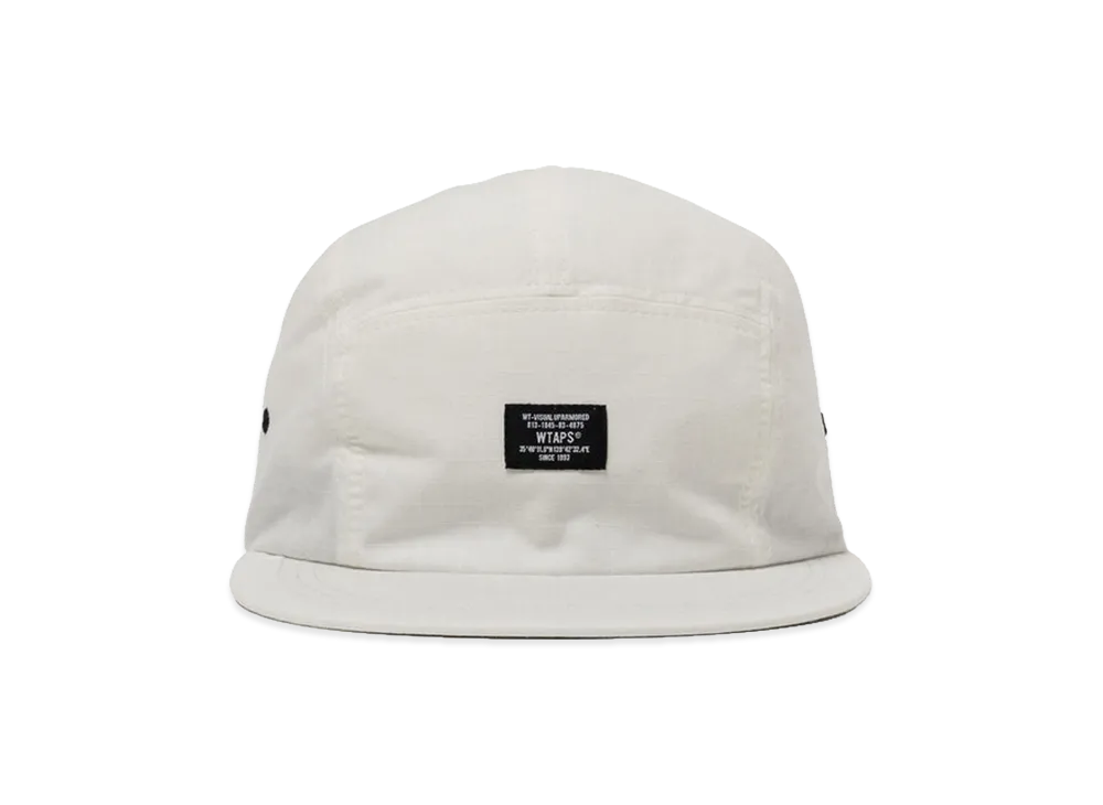 WTAPS T-5 03 / Cap / Cotton. Ripstop "White"
