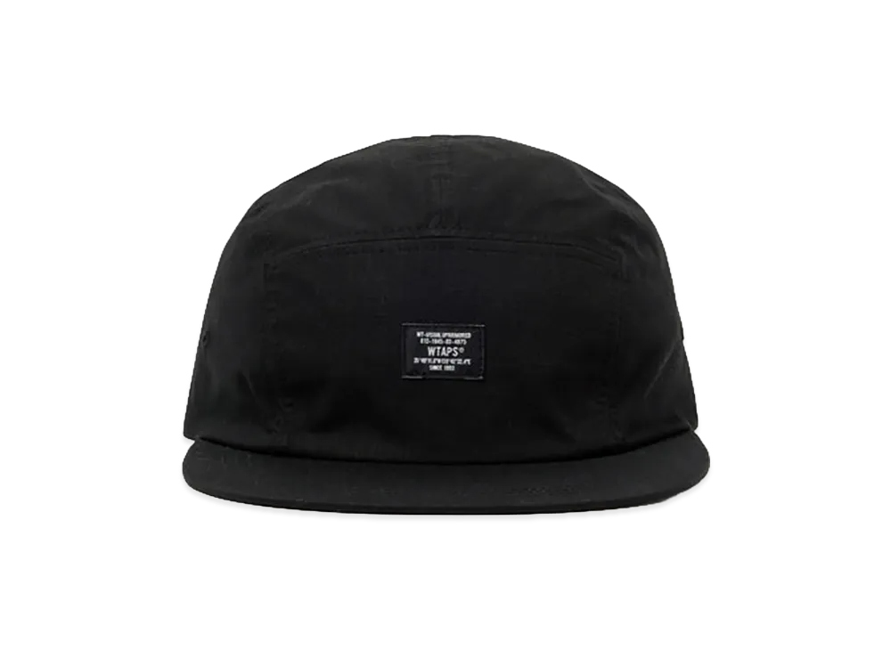 WTAPS T-5 03 / Cap / Cotton. Ripstop "Black"