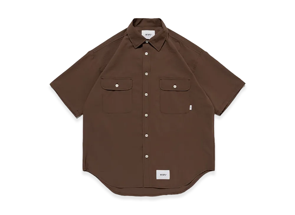 WTAPS WCPO / SS / Ctpl. Sucker. Textile "Brown"