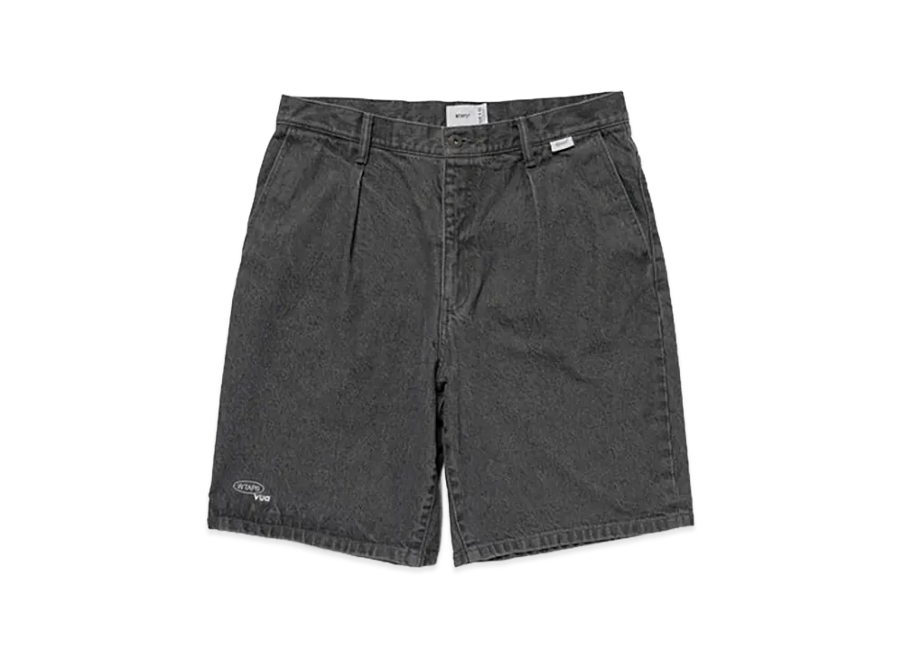 WTAPS Blues Straight / Shorts / Cotton. Denim "Black"