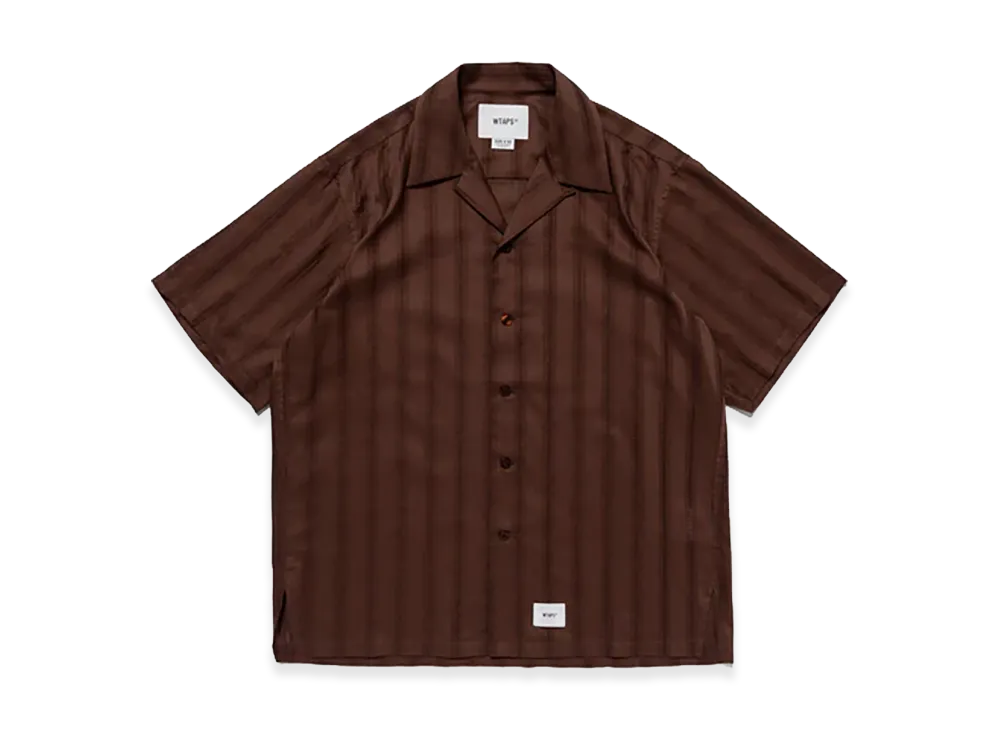 WTAPS Frio 02 / SS / Cotton. Leno Cloth. Textile "Brown"