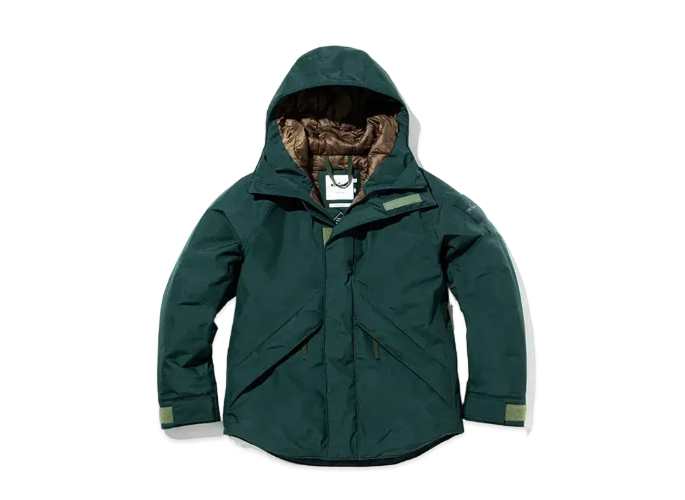 WILD THINGS x nonnative Explorer Puff Jumper Denali Poly Taffeta GORE-TEX Paclite 2.5L "Dark Green"