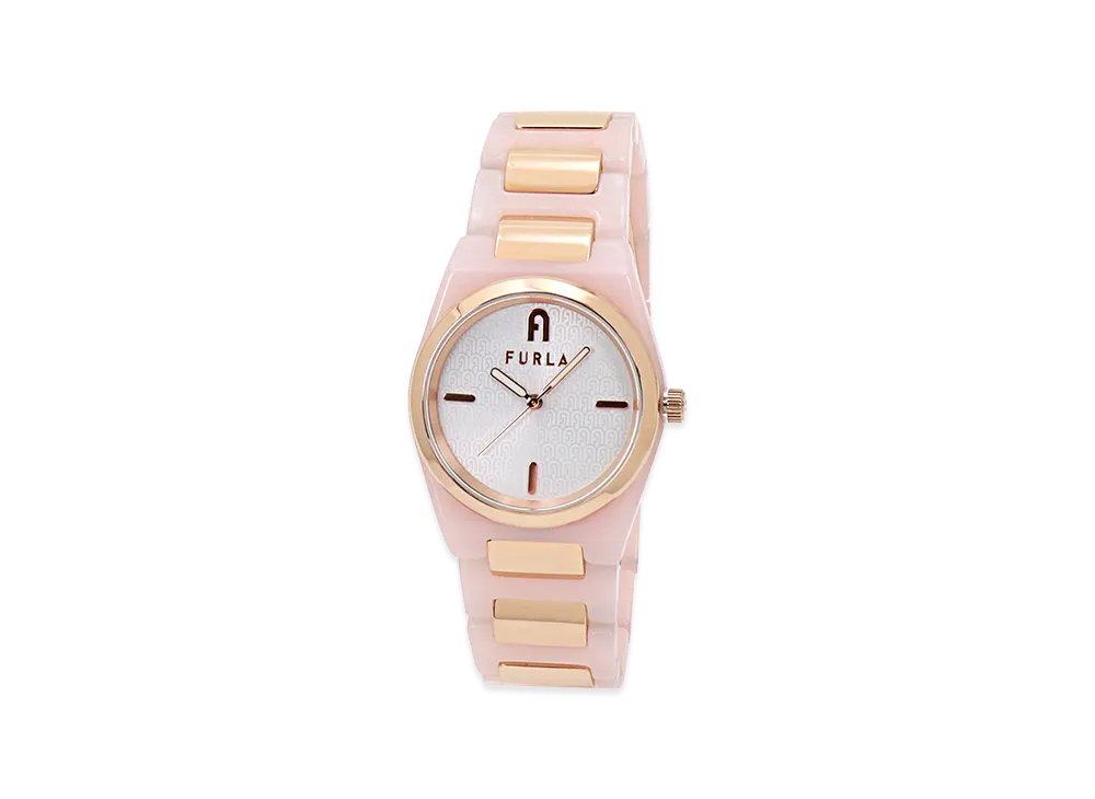 FURLA Women's Tempo Mini "Pink/White"
