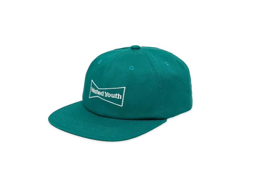 Wasted Youth 6 Panel Cap "Green" / VERDY