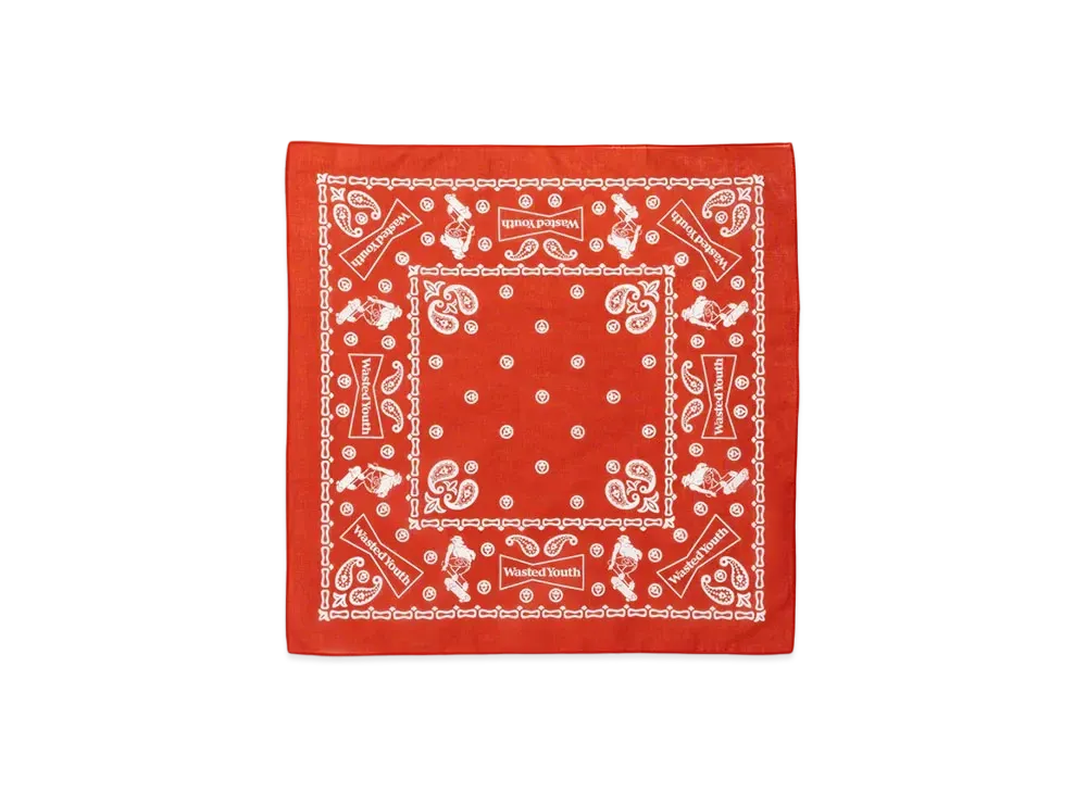 Wasted Youth Bandanna "Red" / VERDY