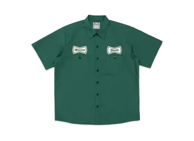 Wasted Youth Work Shirt S/S "Green" / VERDY
