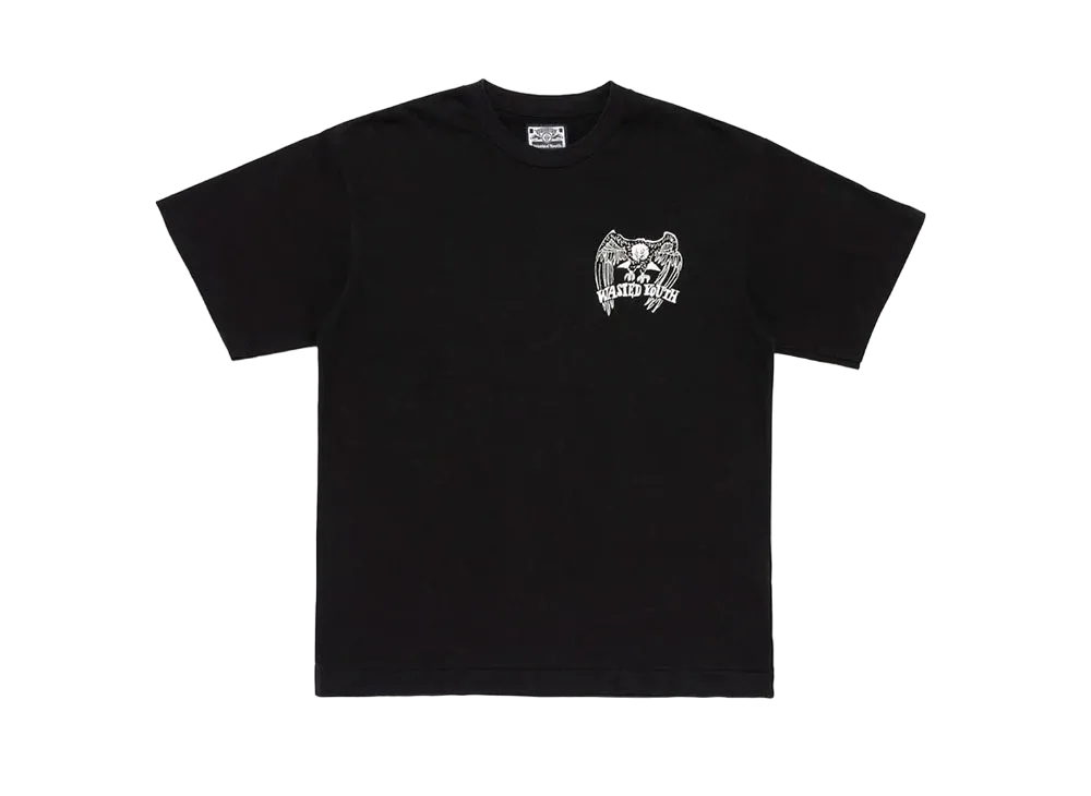 Wasted Youth T-Shirt #02 "Black" / VERDY