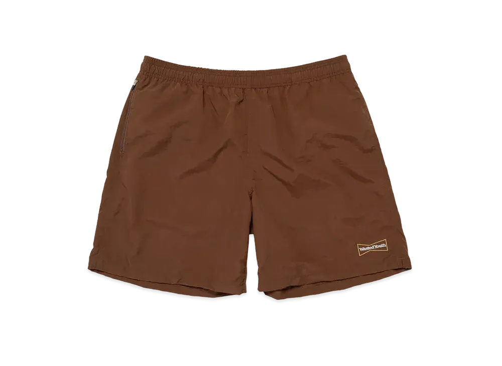 Wasted Youth Swim Shorts "Brown" / VERDY