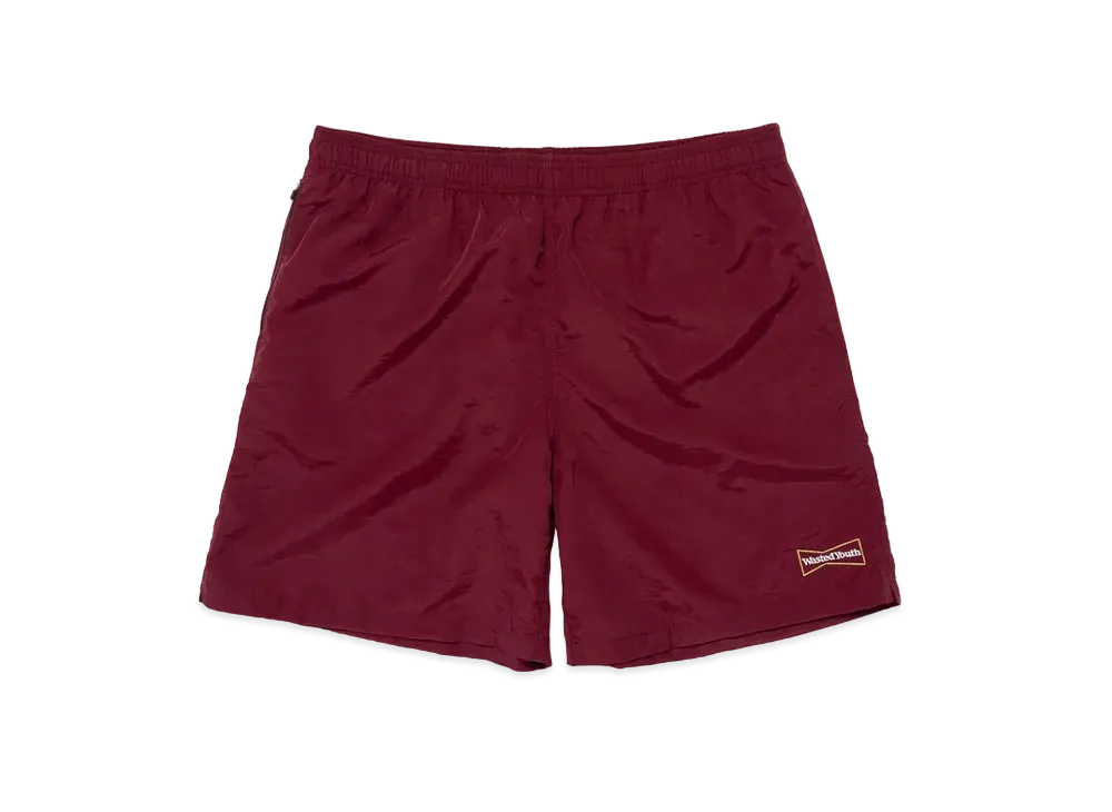 Wasted Youth Swim Shorts "Burgundy" / VERDY