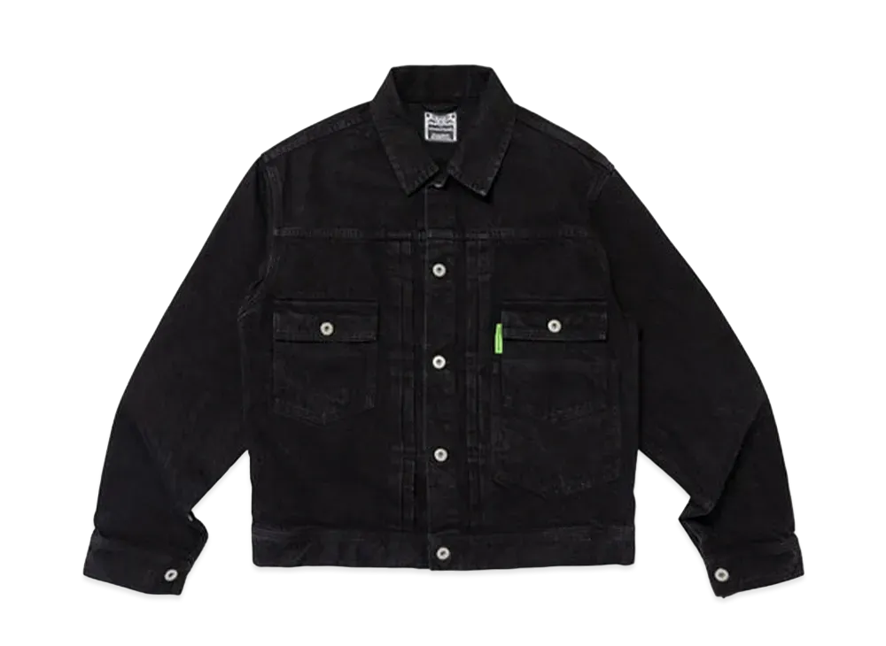 Wasted Youth Black Denim Jacket "Black"