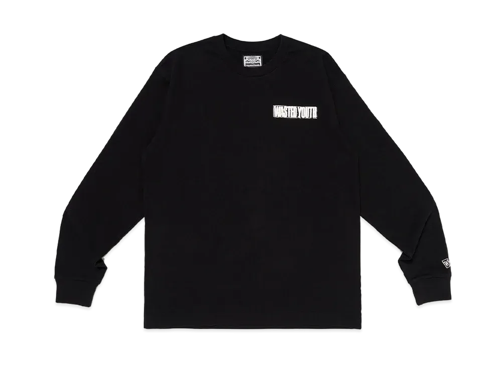 Wasted Youth Long Sleeve T-Shirt "Black"