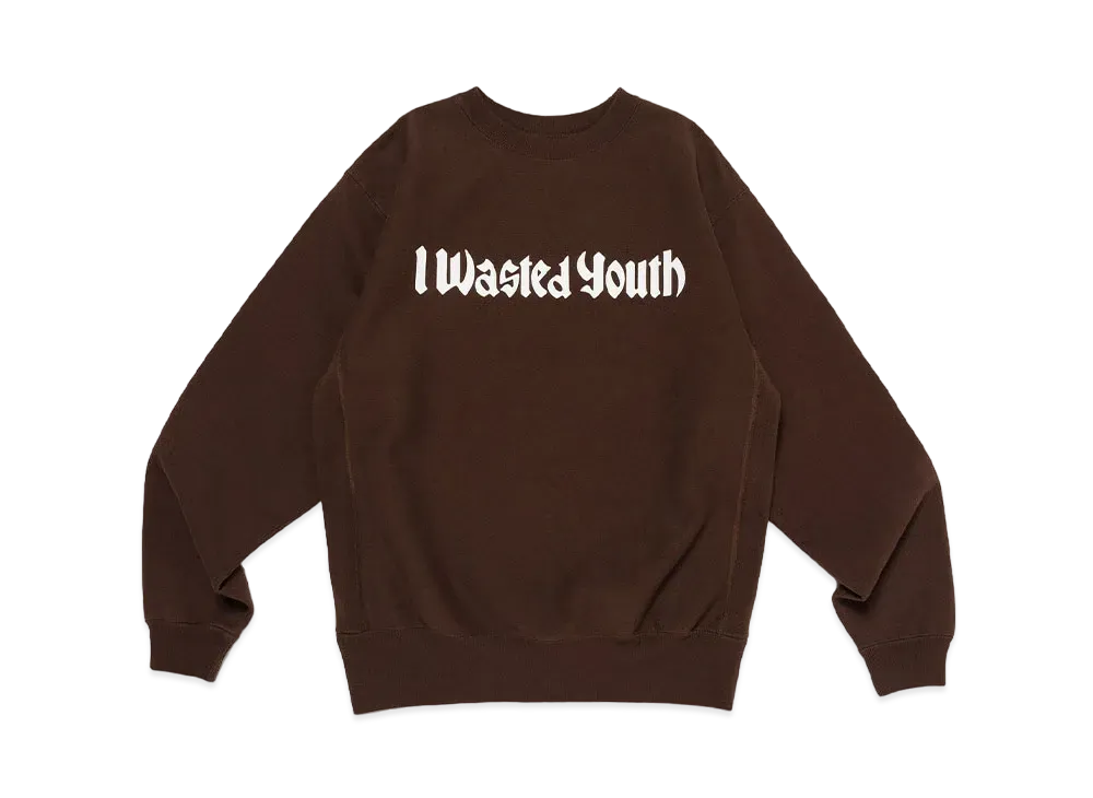 Wasted Youth Heavy Weight Sweatshirt #2 "Brown"