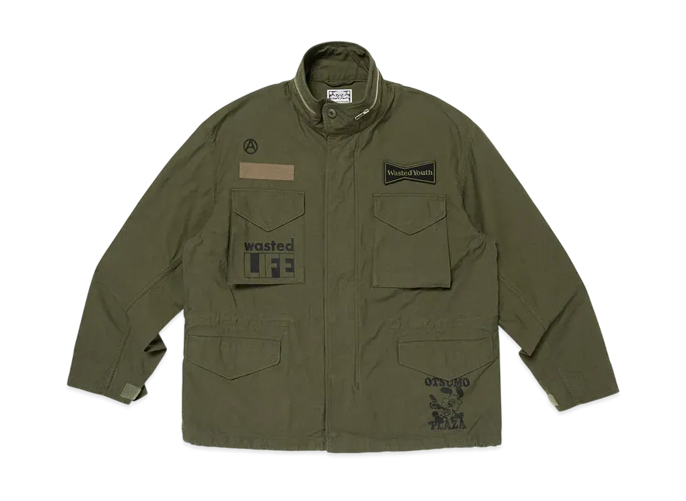 OTSUMO PLAZA x Wasted Youth Exclusive Military Jacket "Khaki"