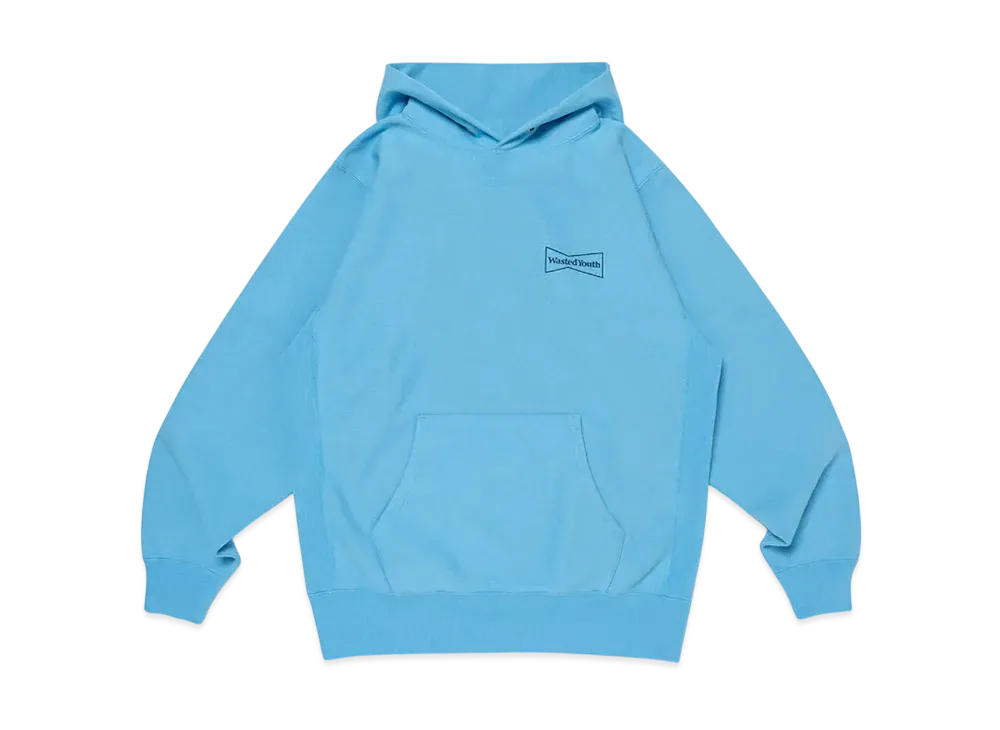 Wasted Youth Heavy Weight Hoodie "Blue"