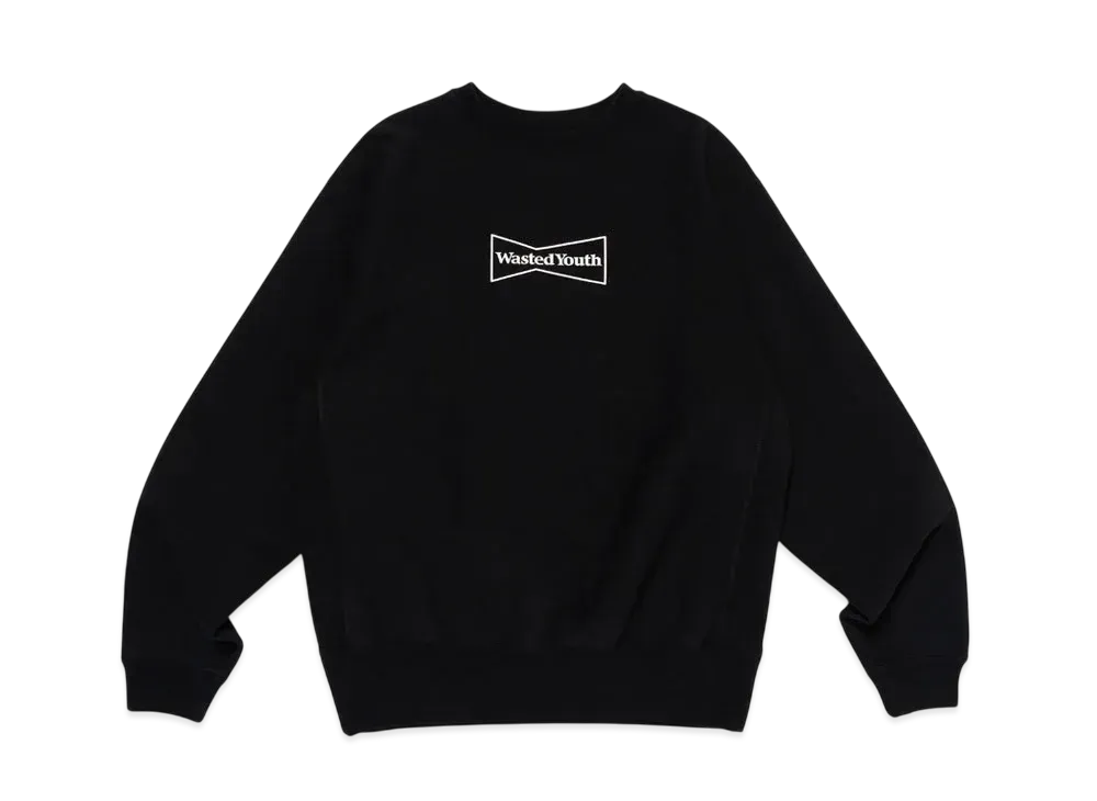 Wasted Youth Heavy Weight Sweatshirt#3 "Black"