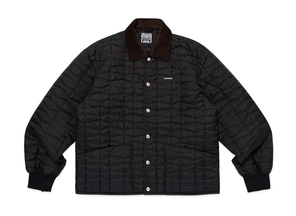 Wasted Youth Quilt Puff Jacket "Black"