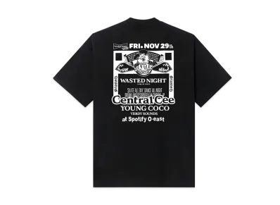 VERDY x Central Cee SYNA WORLD Wasted Night Tee "Black"