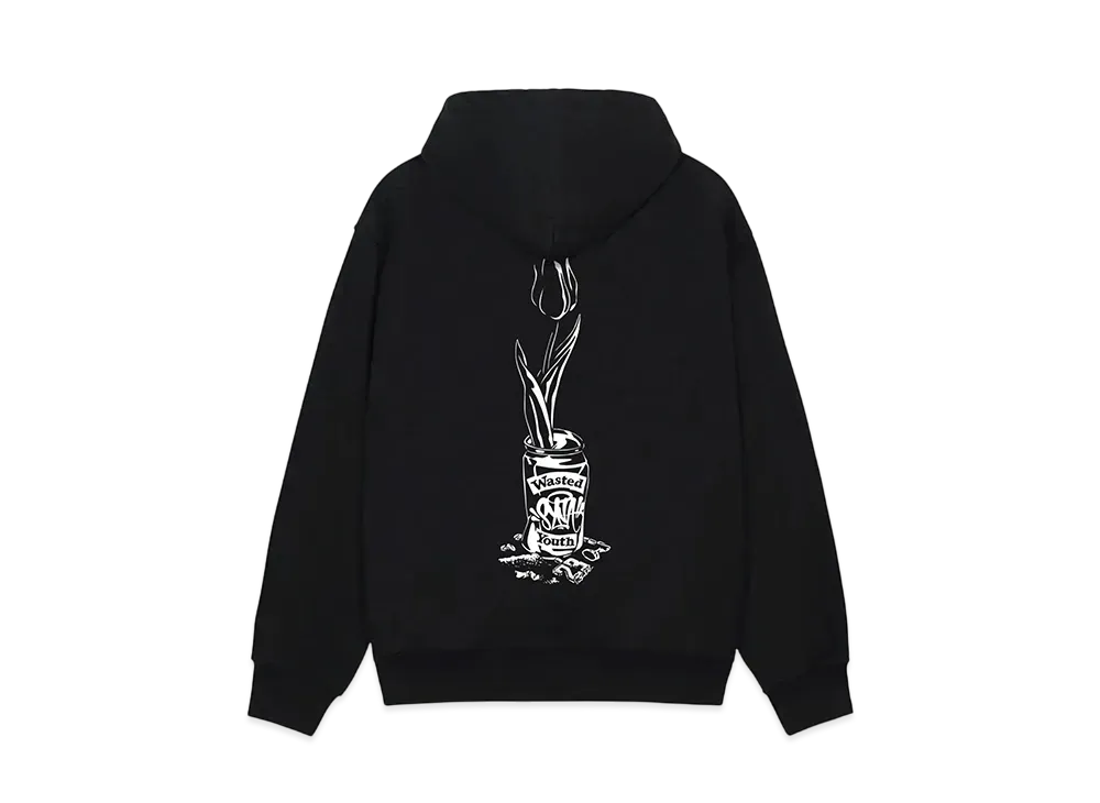 VERDY x Central Cee SYNA WORLD Wasted Youth Zip-up Hoodie "Black"