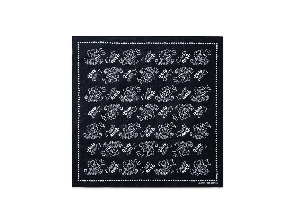 Verdy Exclusive Visty Bandana "Black/White"