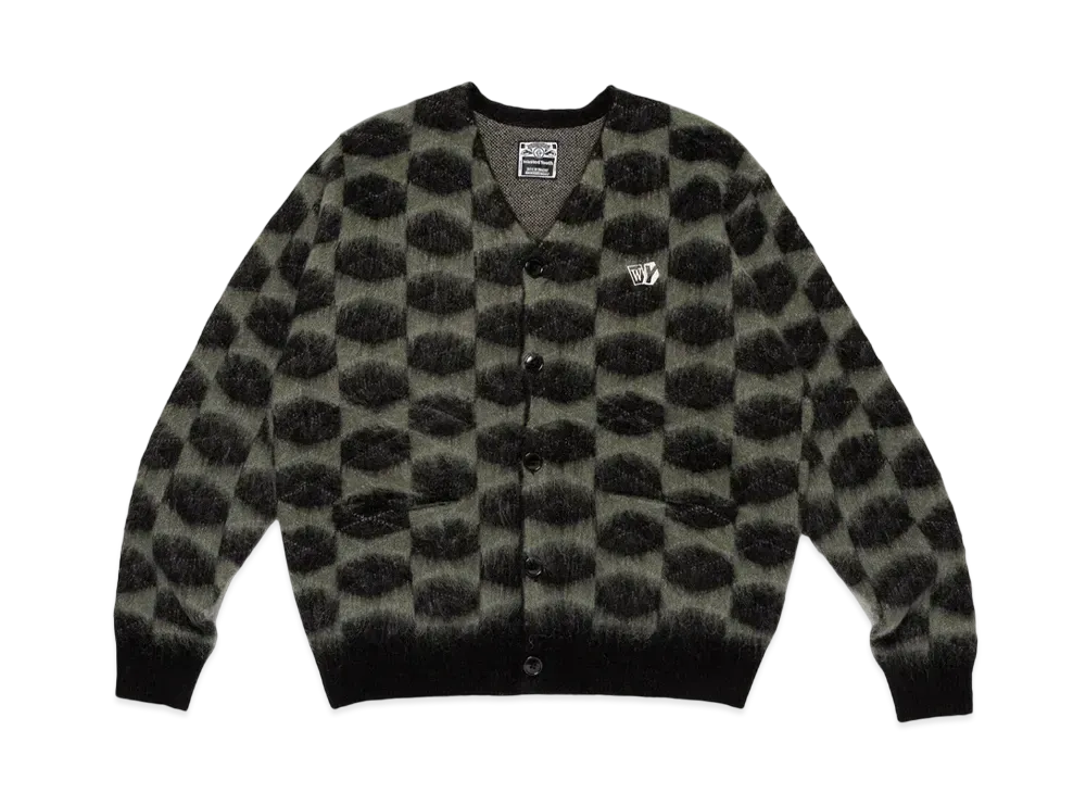 Wasted Youth Knit Cardigan "OliveDrab"