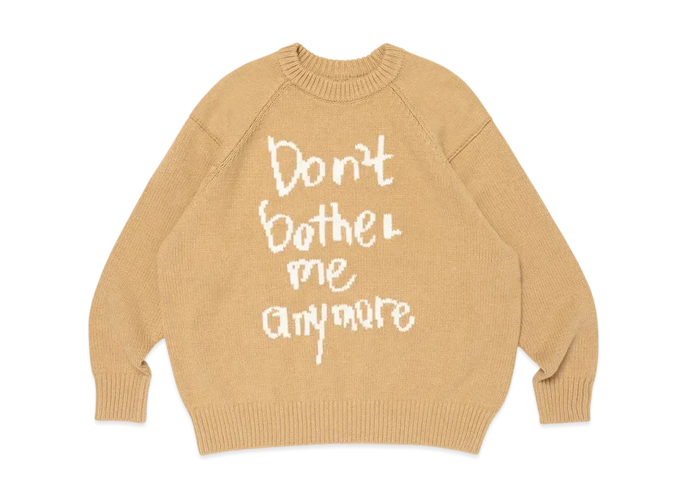 Wasted Youth Knit Sweater "Beige"