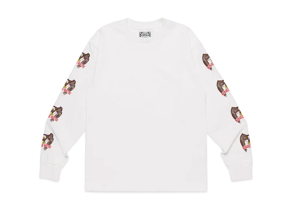 Wasted Youth Long Sleeve T-Shirt "White"