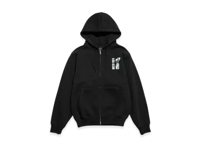Wasted Youth WY Zip Sweat Hoodie "Black"
