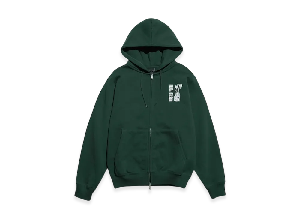 Wasted Youth WY Zip Sweat Hoodie "Green"
