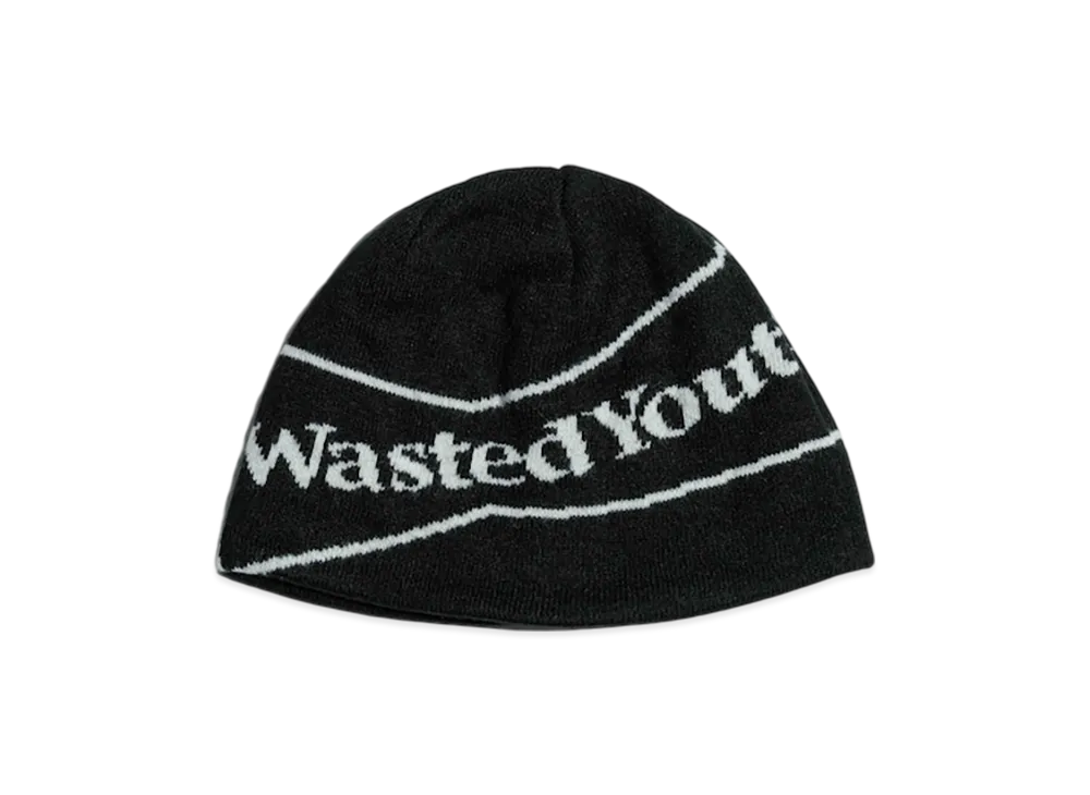 Wasted Youth Single Beanie 1 "Black"
