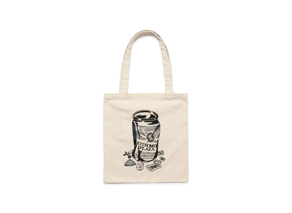 Wasted Youth Otsumo Plaza Canvas Tote Bag "Gray"