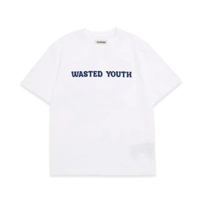 Wasted Youth x Plateau Studio P.L.A.W.Y Tee "White"