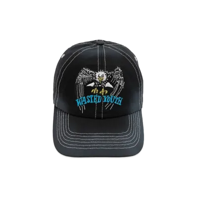Wasted Youth x Plateau Studio P.L.A.W.Y Cap "Black"