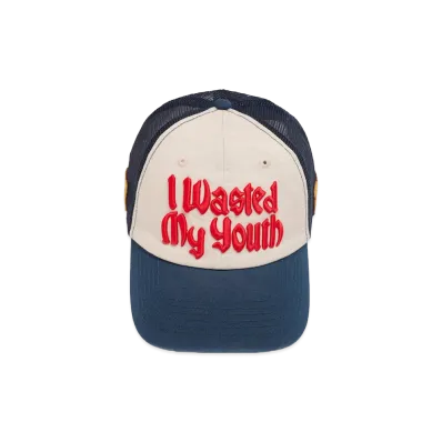 Wasted Youth x Plateau Studio x IWMY Trucker Cap "Navy"