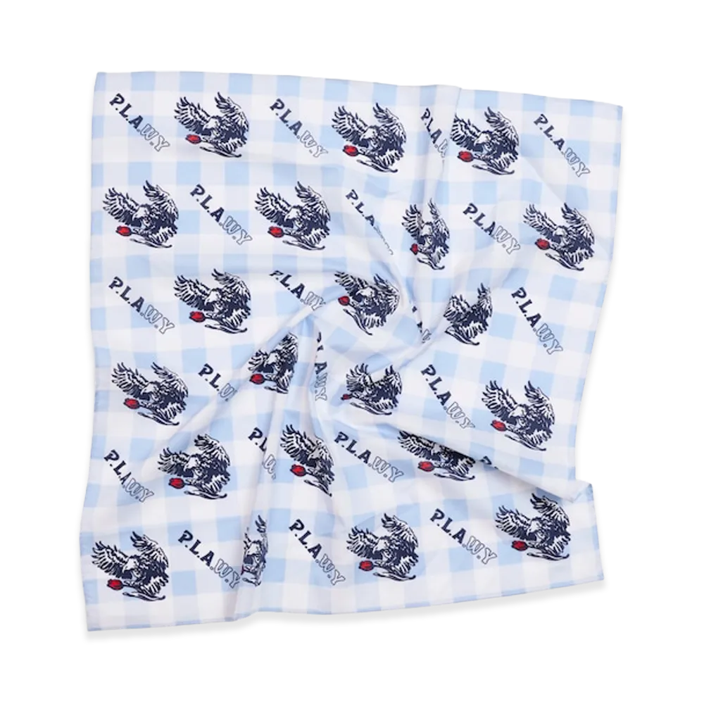 Wasted Youth x Plateau Studio P.L.A.W.Y Bandanna "Light Blue"