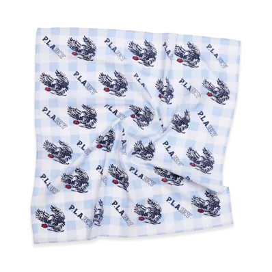 Wasted Youth x Plateau Studio P.L.A.W.Y Bandanna "Light Blue"