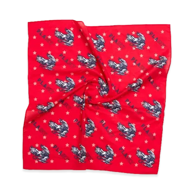 Wasted Youth x Plateau Studio P.L.A.W.Y Bandanna "Red"