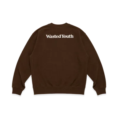 Wasted Youth Sweatshirt "Brown"