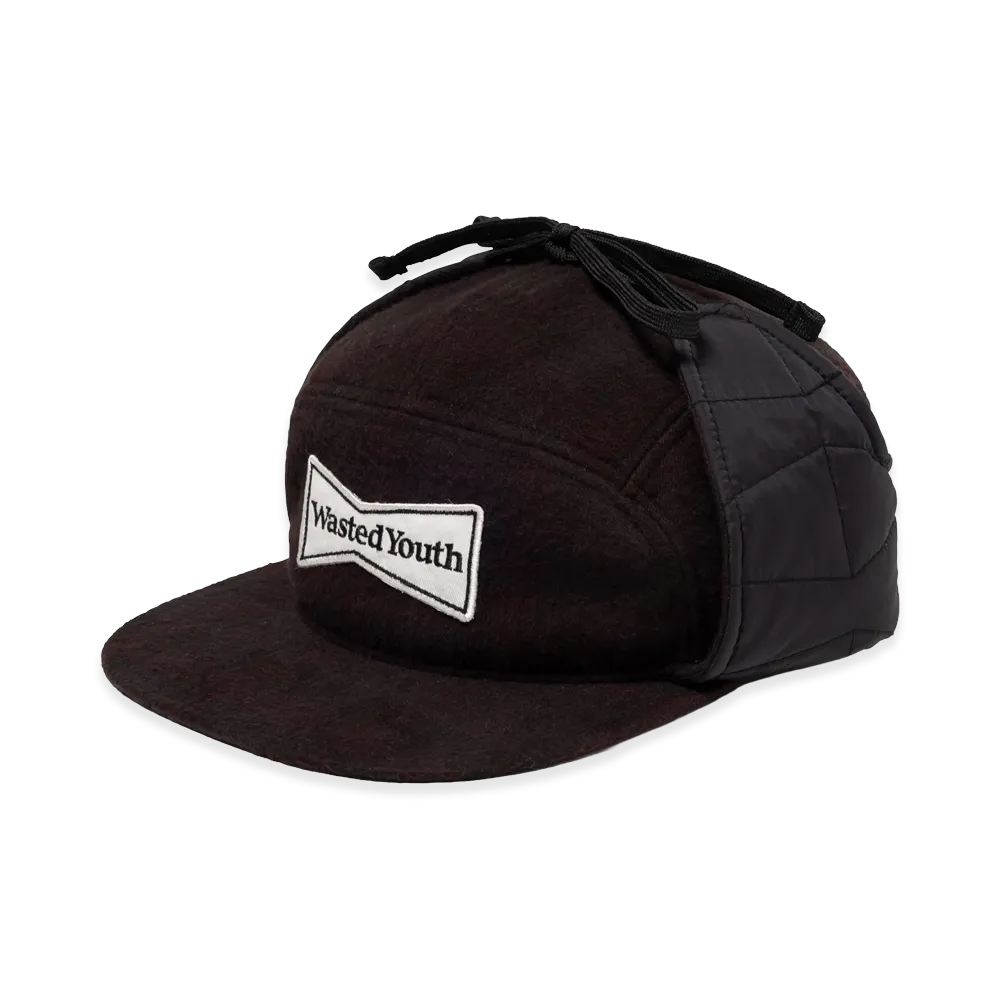 Wasted Youth Ear Flap Cap "Black"