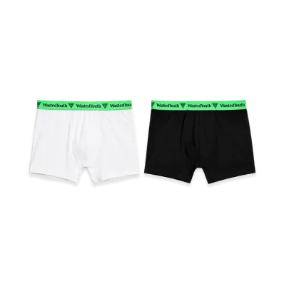 Wasted Youth x GUESS JEANS 2 Pack Under "White/Black"