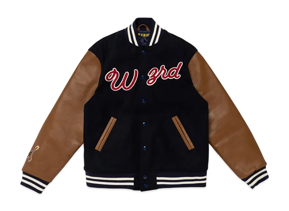 WZRD Varsity Jacket "Navy"