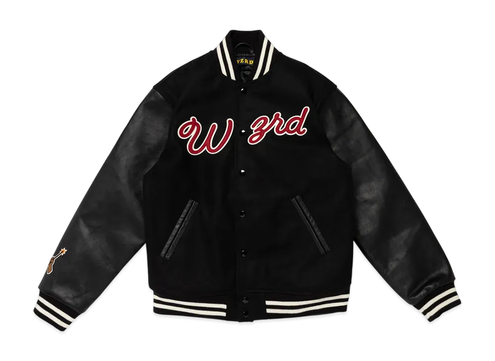 WZRD Varsity Jacket "Black"