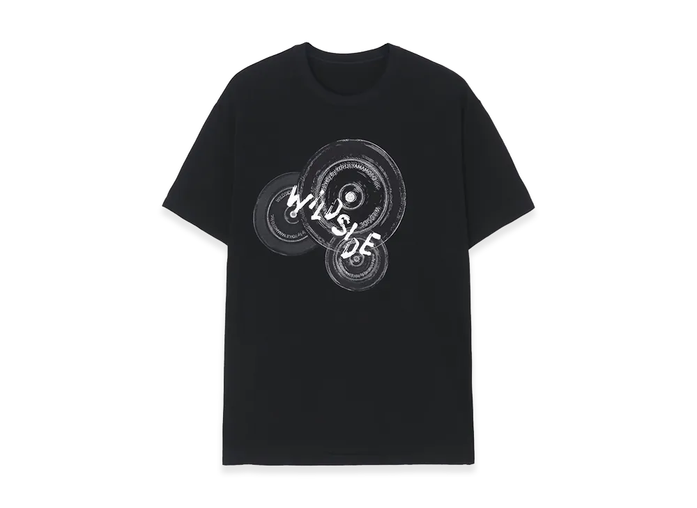 WILDSIDE YOHJI YAMAMOTO 3 Records T-shirt "Black"