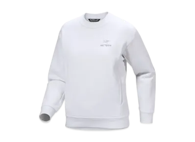 ARC'TERYX Women's Emblem Fleece Crew Neck Pullover "White"
