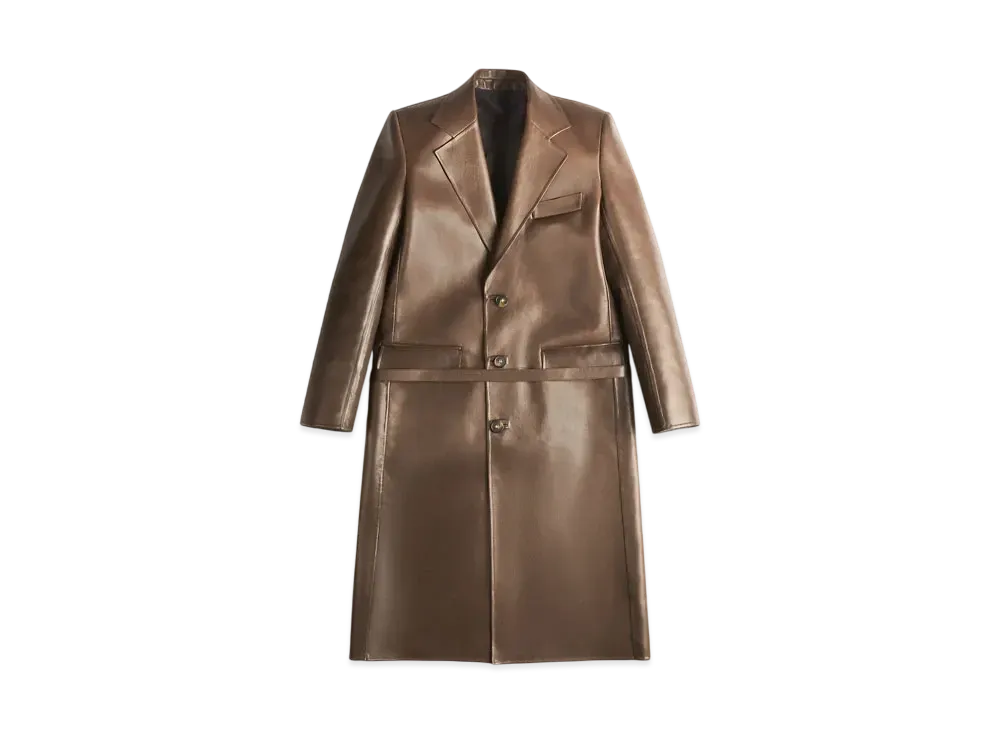 TOD'S Coat in Nappa Leather "Brown"