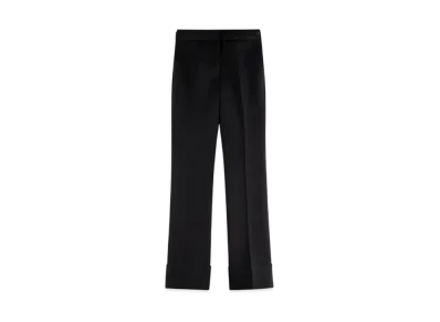 TOD'S Pants in Wool with Turn-ups "Black"