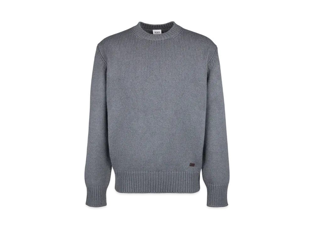 TOD'S Cashmere Blend Round-neck Pullover "Gray"