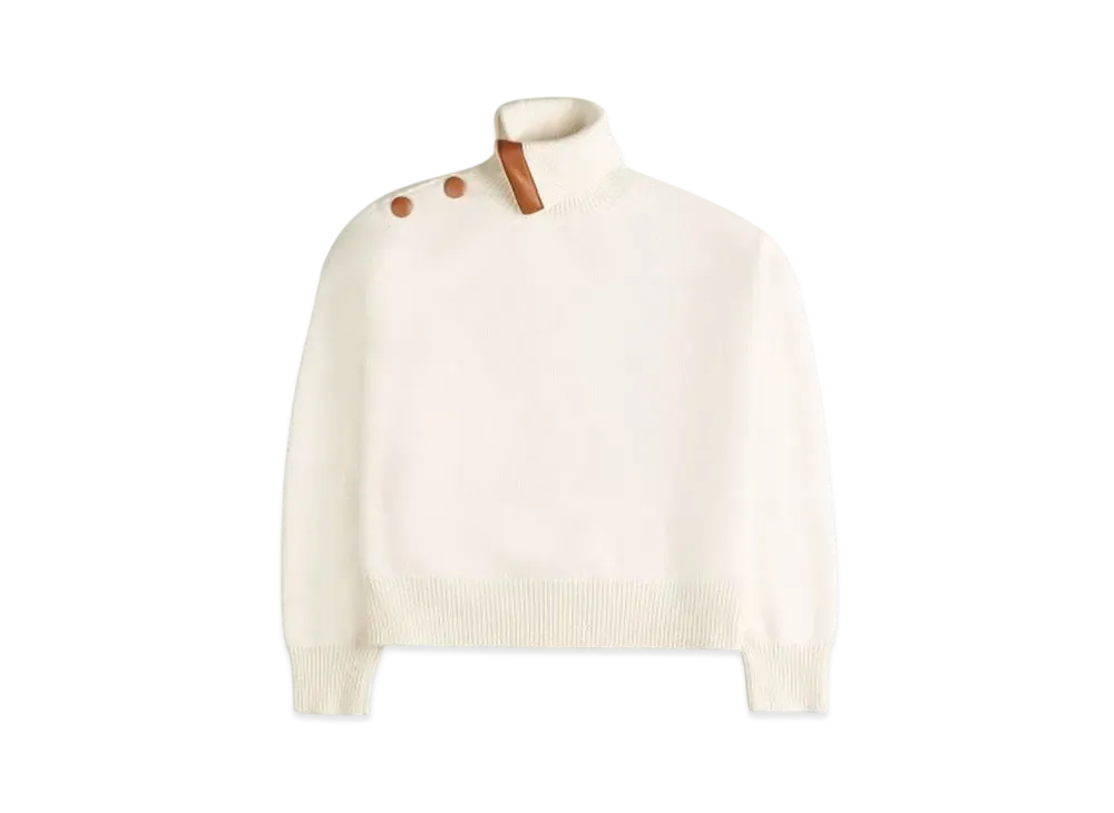 TOD'S Turtleneck in Wool and Cashmere "Off White "