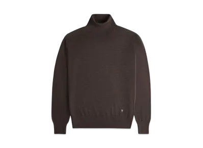 TOD'S Silk Mix Turtleneck "Brown"