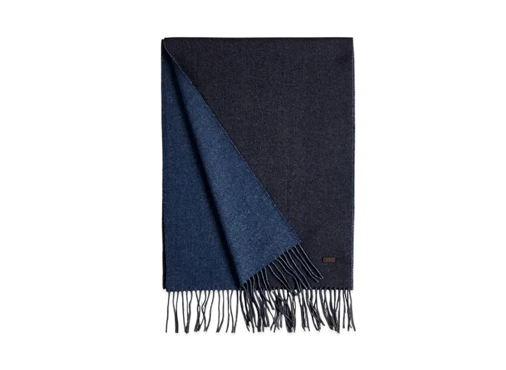 TOD'S Cashmere Blend Scarf "Blue"